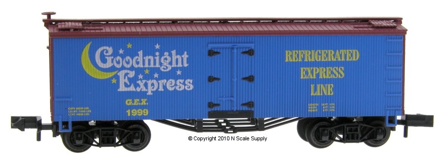 Refrigerated Express LIne - Reefer, Old Time - Goodnight Express - MDC/Roundhouse 8945